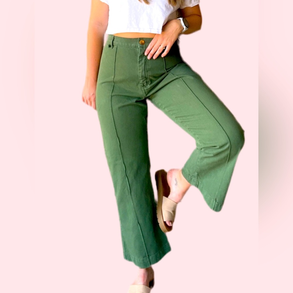 Big Bud Press Western Pants Heavyweight Trouser Jeans Swamp Green Size Small P